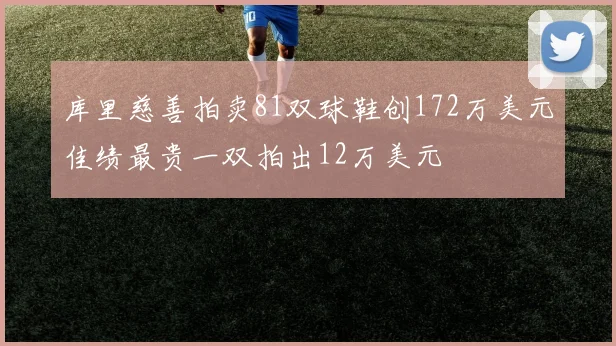 库里慈善拍卖81双球鞋创172万美元佳绩最贵一双拍出12万美元
